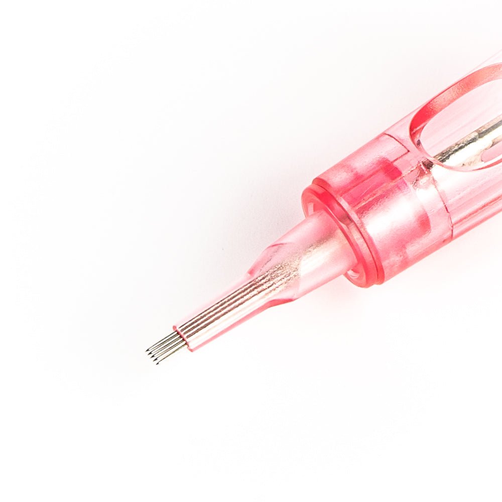 Close-up of the KWADRON PMU Optima 9 Magnum needle configuration