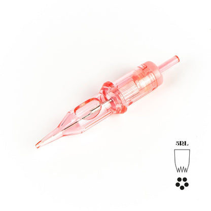 KWADRON PMU Optima 5 Round Liner Long Taper PMU cartridge, single needle module