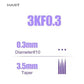 The Pigment - Mast PRO Cartridges 3 Flat KF