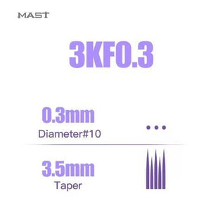 The Pigment - Mast PRO Cartridges 3 Flat KF