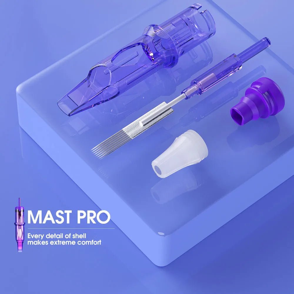 Mast PRO 3 Round Liner membrane cartridge close-up of the needle tip
