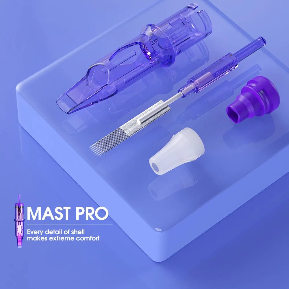 Mast PRO 9 Magnum membrane cartridge close-up of the shader needle grouping