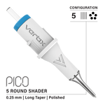 Vertix Pico 5 Round Shader PMU cartridge single needle