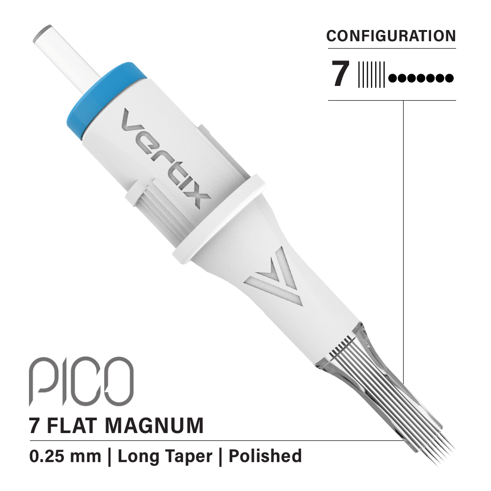 Vertix Pico 7 Magnum Flat PMU cartridge needle, single piece