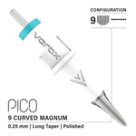 Vertix Pico 9 Magnum Curved PMU cartridge needle, single piece