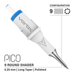Vertix Pico 9 Round Shader PMU cartridge single needle