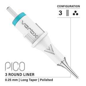 The Pigment - Vertix Pico Cartridges 3 Round Liner
