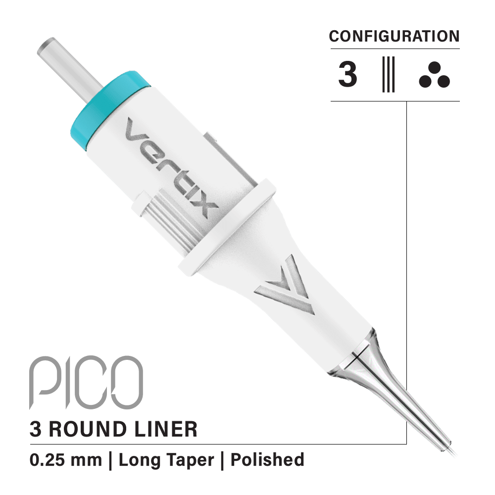 The Pigment - Vertix Pico Cartridges 3 Round Liner