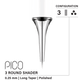 The Pigment - Vertix Pico Cartridges 3 Round Shader